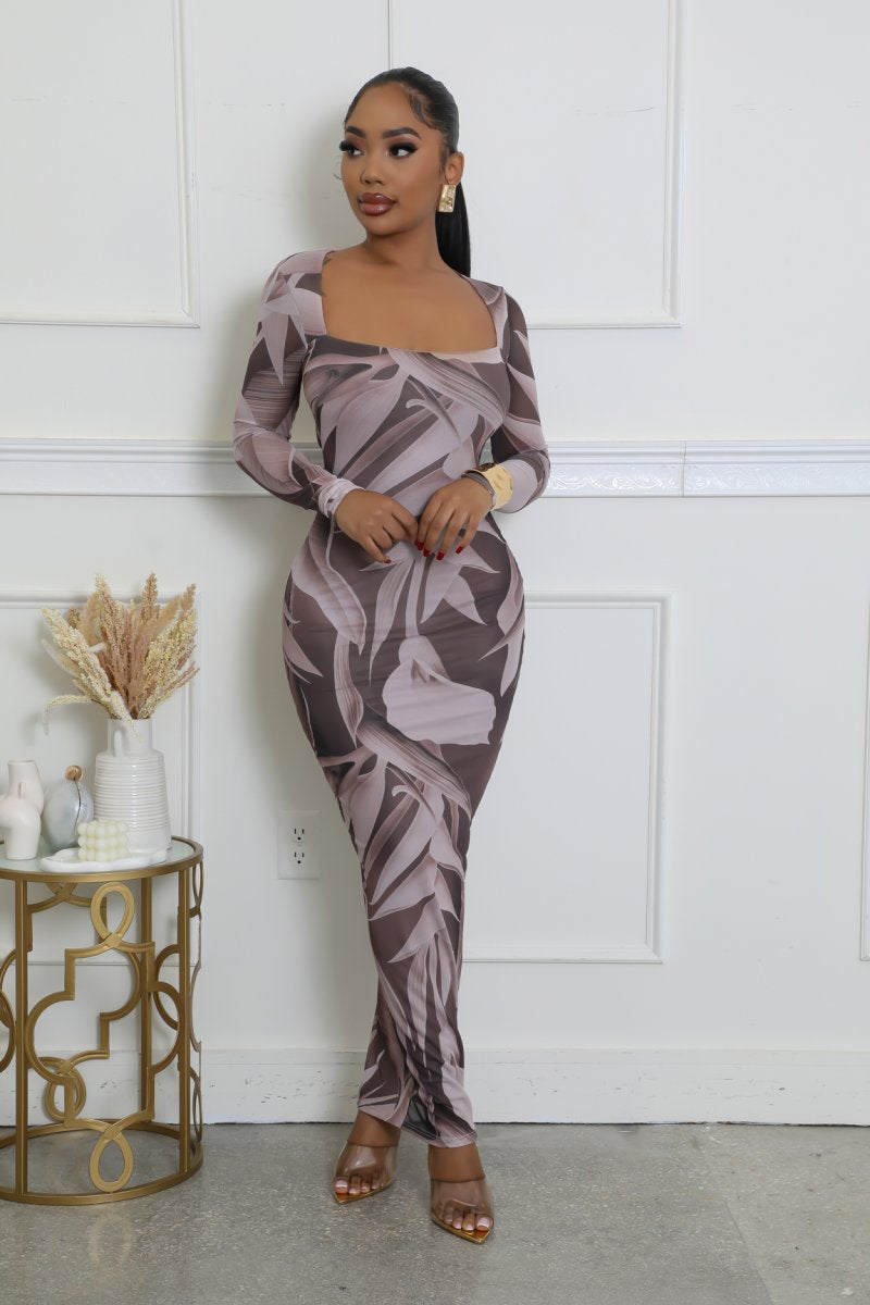 Fall for me Midi Dress